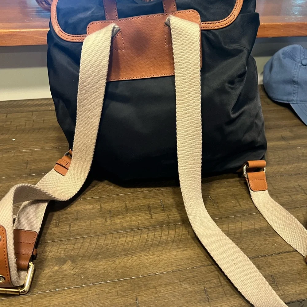 Michael Kors Black and Brown Backpack - Picture 4 of 6